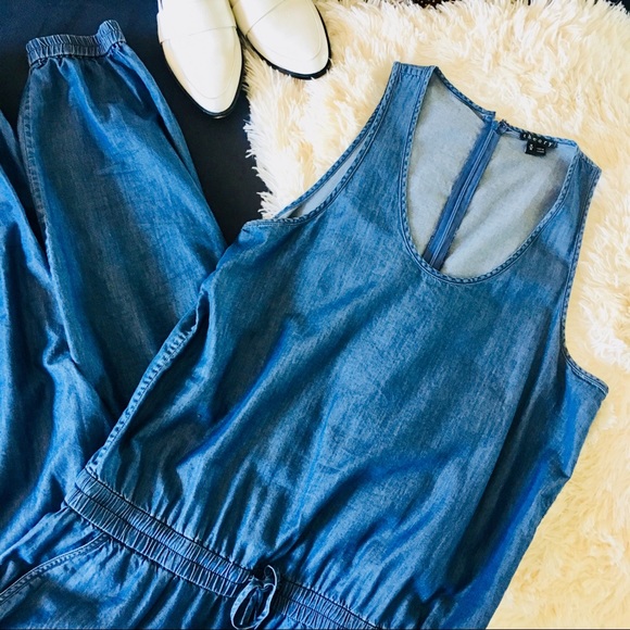 Theory Pants - Theory Chambray Jumpsuit